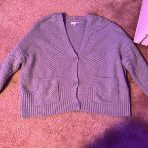 Lauren Conrad XL Cardigan light teal